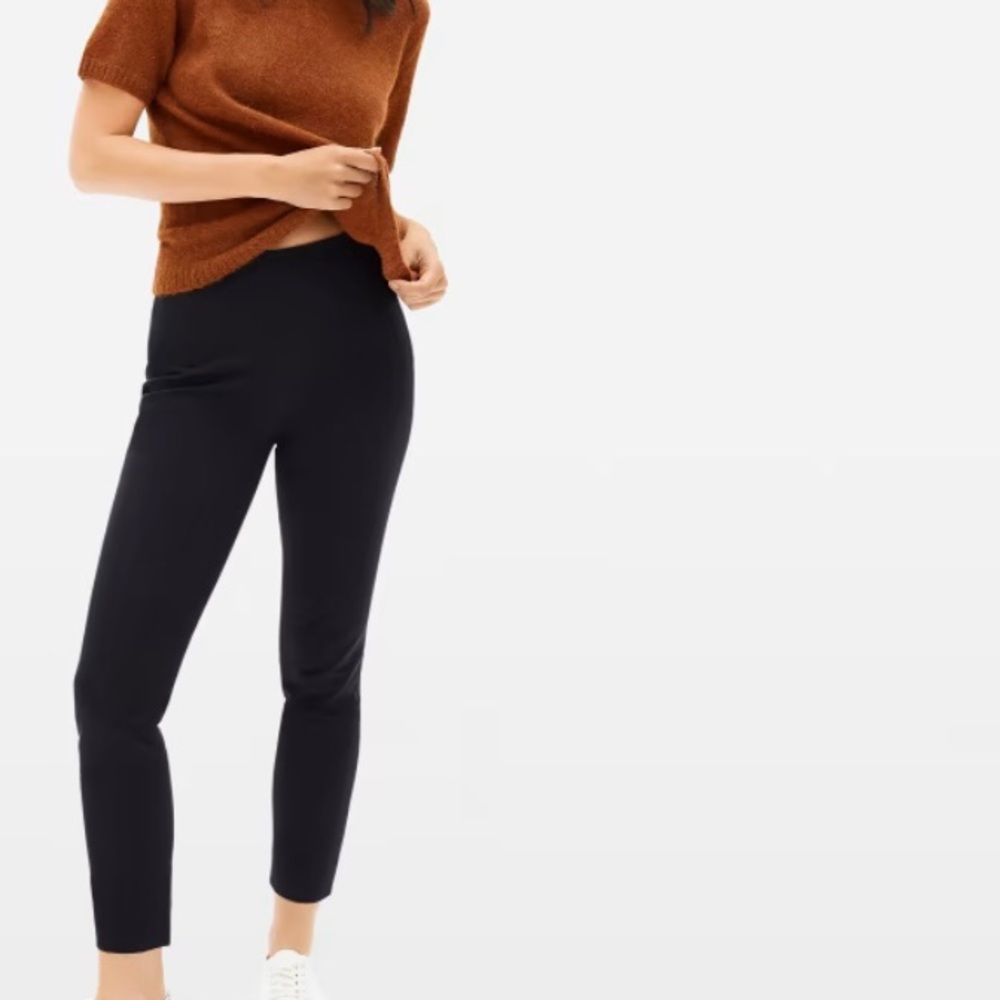 Everlane Side Zip Stretch Pants Black Size 2